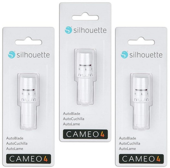 Silhouette AutoBlade 카메오 4용 (3팩), 3 Pack