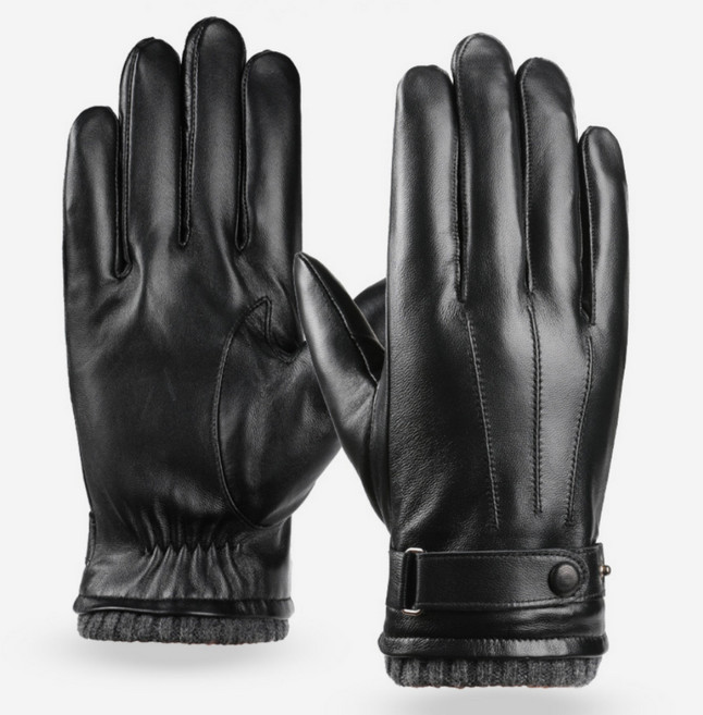 스마트덕 양 가죽 장갑 남성용 겨울 스마트폰 터치 선물용