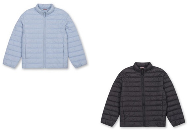 폴햄키즈 신구로점 봄~시그니처 공용 다운 필 라이트 하이넥 패딩 점퍼2color(택1)