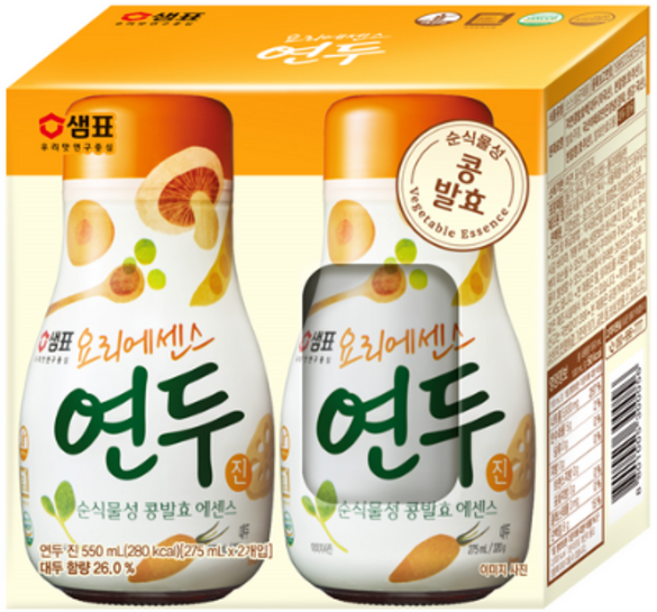 샘표 요리에센스 연두 진, 550ml, 10개