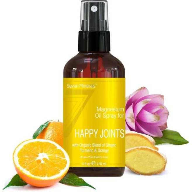 Seven Minerals 세븐미네랄 Happy Joints 마그네슘 오일 스프레이 118ml, 1개 - 쿠팡