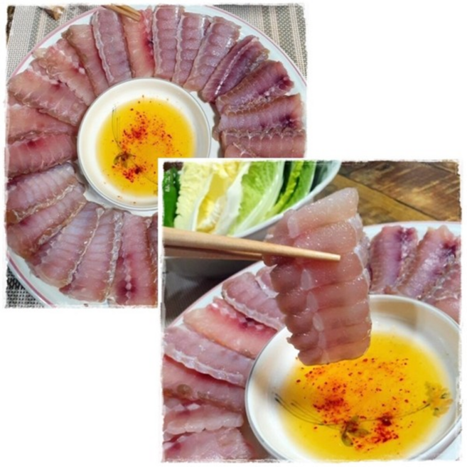 [도수블리] 삭힌 국산 홍어회 홍어, 1개, 목포 홍어 중간숙성 500g