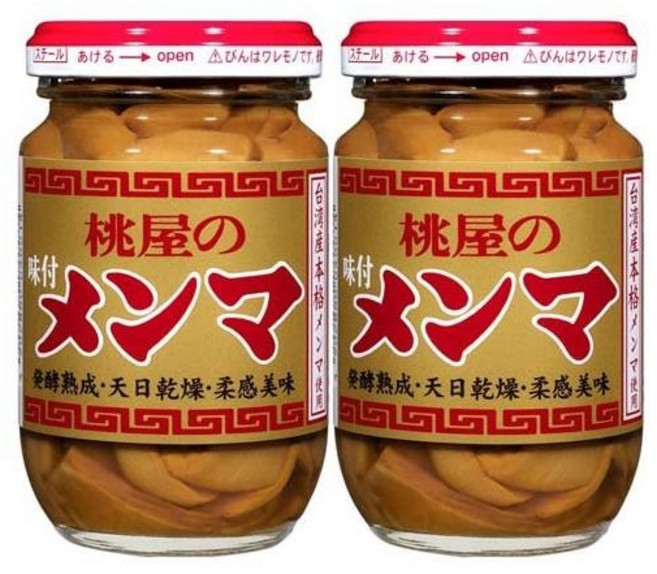 모모야 멘마 라멘 죽순 토핑, 2개, 100g