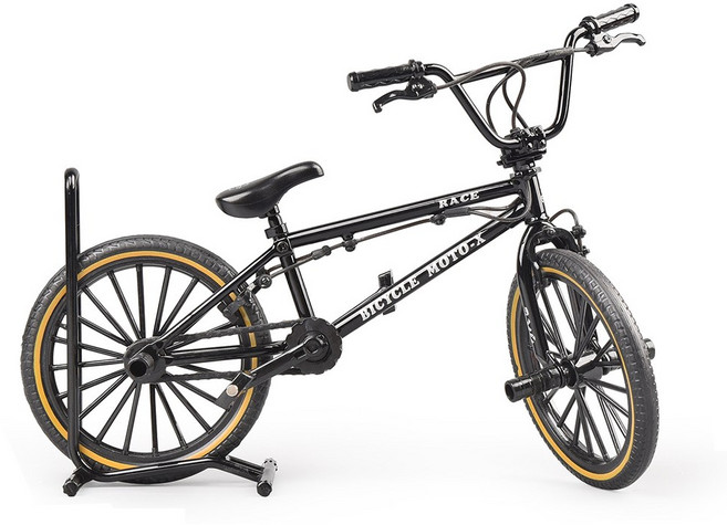 링비츠 자전거 모형 미니어처 다이캐스트 인테리어 장식품 BM13, BMX 묘기바이크-블랙
