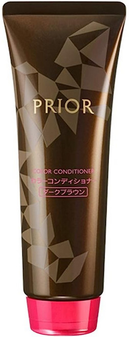 시세이도 프리올 컬러린스 트리트먼트 230g 다크브라운 염색린스 PRIOR 프리오르 컬러린스 프라이어, 1개