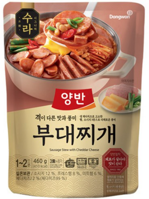 양반 수라 부대찌개, 460g, 18개