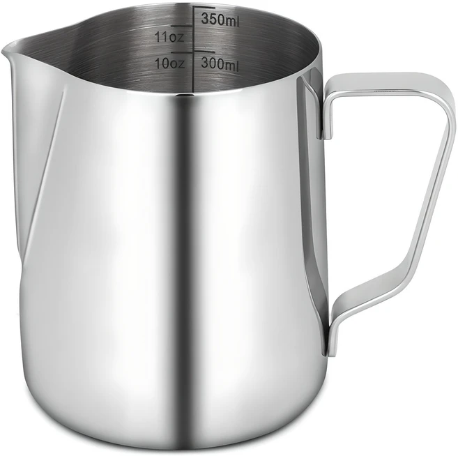 벨라쿠진 스텐 우유 스팀피쳐 눈금형, 1개 - 쿠팡