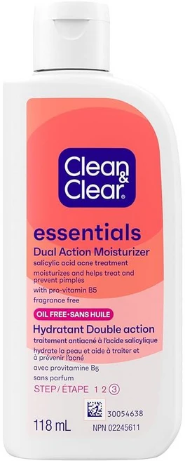 Clean & Clear 오일 프리 듀얼 액션 모이스처라이저 118ml/4액량 온스, 118ml, 1 - 쿠팡
