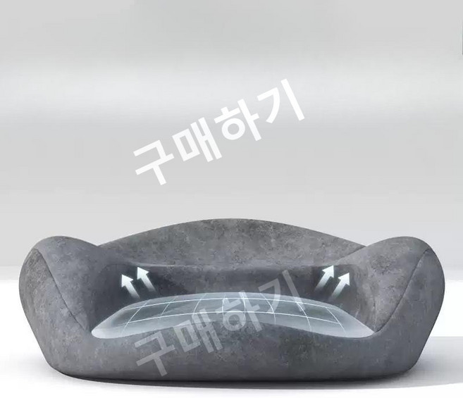 명상의자 메모리폼 장기좌석 이불쿠션 좌식의자, 별이 빛나는 하늘 회색