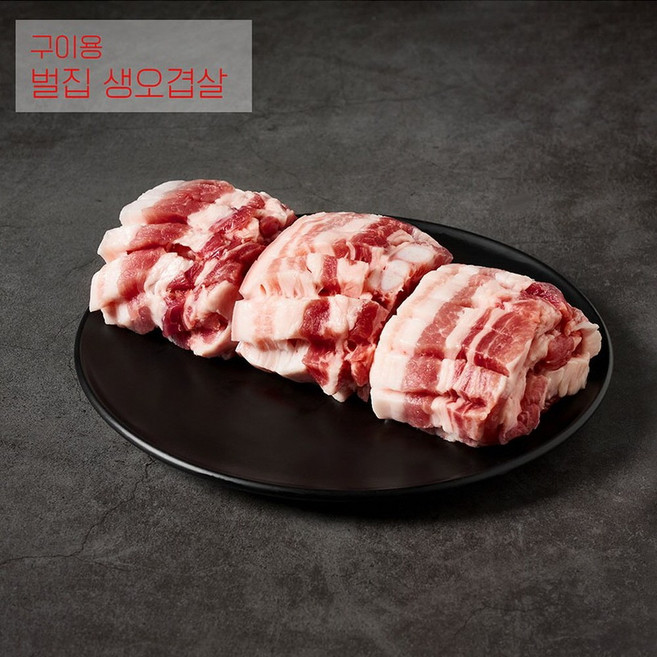 국내산 1+등급 한돈 벌집 생오겹살 구이용 300g, 1개