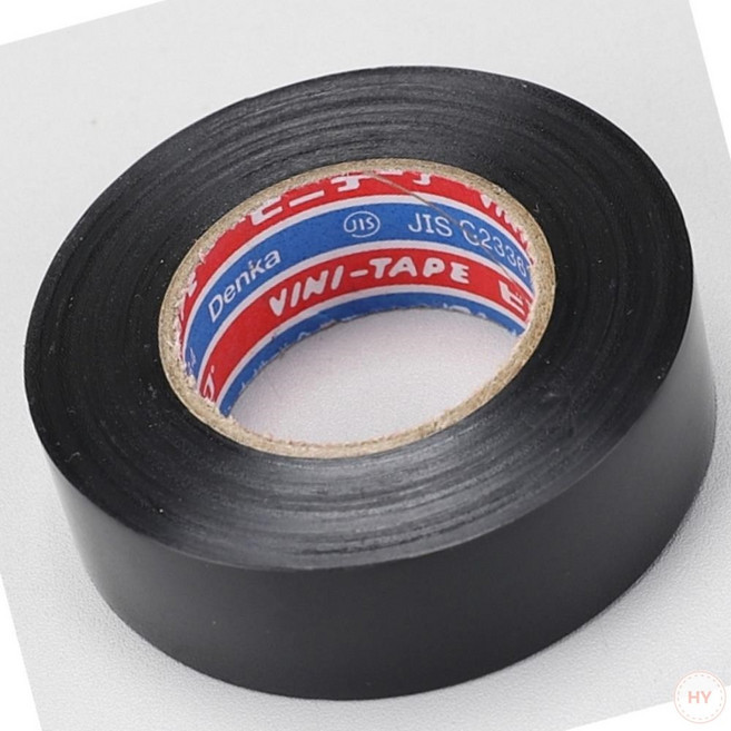 YC 덴카 전기 절연 테이프 19mm x 10M 블랙 10개 세트