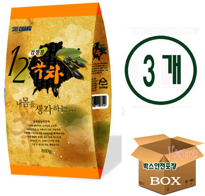 희창 검정콩 12곡차 800g x 3개 자판기용 율무차