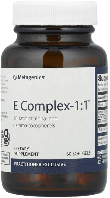 Metagenics E 복합체—1:1™ 소프트젤 60정, Metagenics E 복합체11 소프트젤 60정, 1개 - 쿠팡