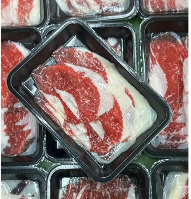 한우 투뿔 차돌박이 1++ 소고기 구이용 마장동한우, 5개, 200g