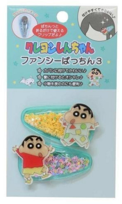 東京速購 透明亮片髮夾2入組 星星閃亮造型彈片夾 日本代購可愛髮飾