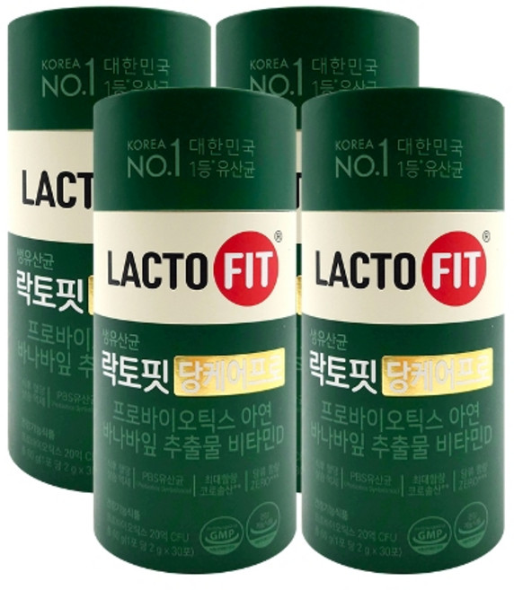 기타 종근당건강 락토핏 당케어 프로 2g x 30포 4박스