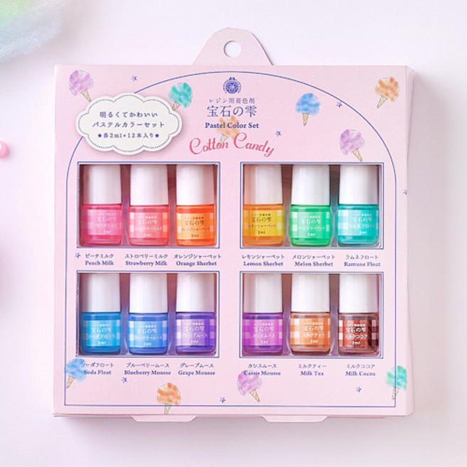PADICO파스텔칼라12색세트(솜사탕)