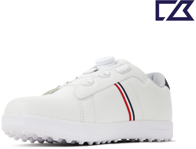 커터앤벅 남성 라인웨빙 다이얼 골프화 - CBM3AGS385 WH