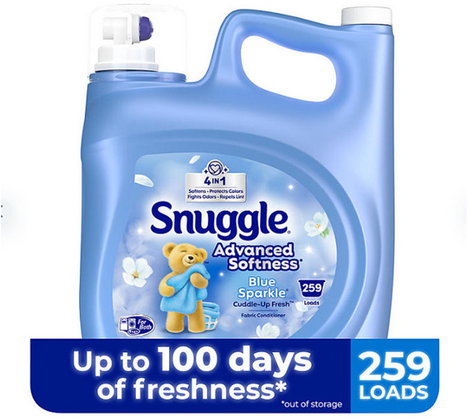 스너글 섬유유연제 블루 스파클 5.55L 235회분 snuggle, 1개
