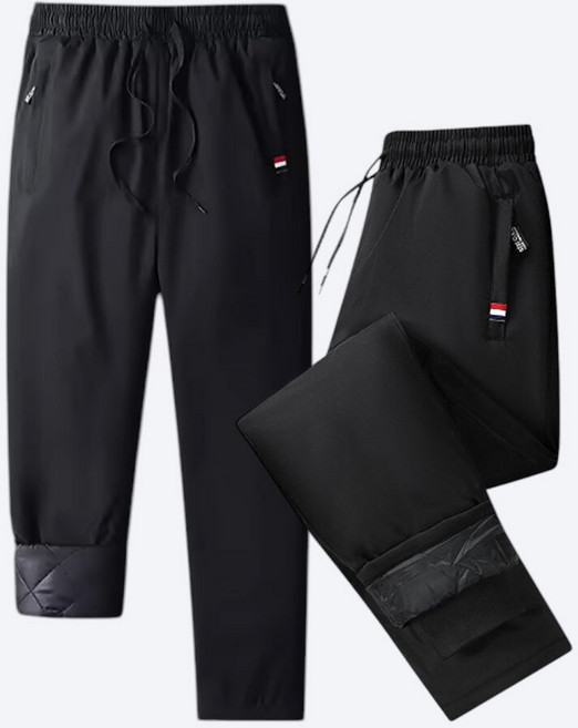 에브리핏 겨울 남성 데일리 방한 바지 패딩 패치 조거 트레이닝 팬츠 겨울 운동복