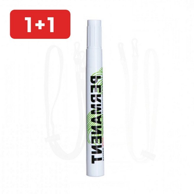 화이트 마카 마킹 목공 유리 공업 필기 치수 표시 펜, 상세페이지 참조, one 화이트마커펜-3mm