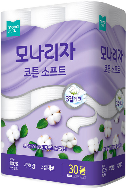 동방제지 토미 프리미엄 천연펄프 3겹 화장지 30m, 30개입, 3개