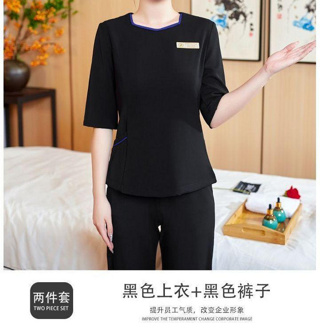 護理師工作服醫美皮膚管理中心制服產康師月嫂月子中心中袖套裝夏 副廠商品