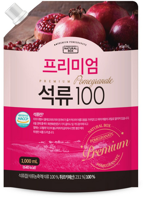 내추럴박스_석류100 1 000ml, 1L, 1개