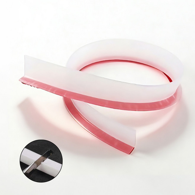 [LxU] 실리콘 물넘침 방지 L자 물막이 베란다 욕실 난간 물받이, 1개