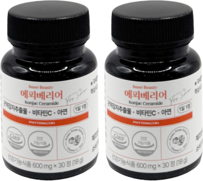 파이토뉴트리 에피베리어 곤약세라미드, 2박스, 30정