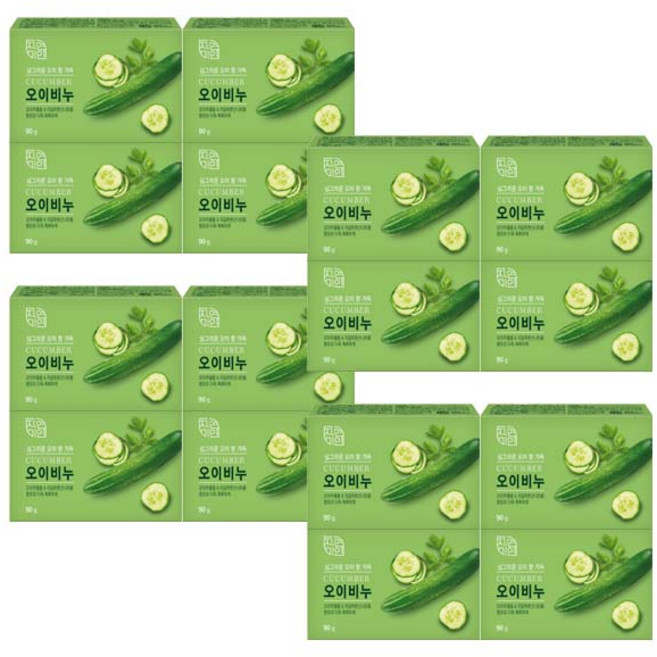무궁화 오이비누 90g 4입 X 4개(총16개), 16개입