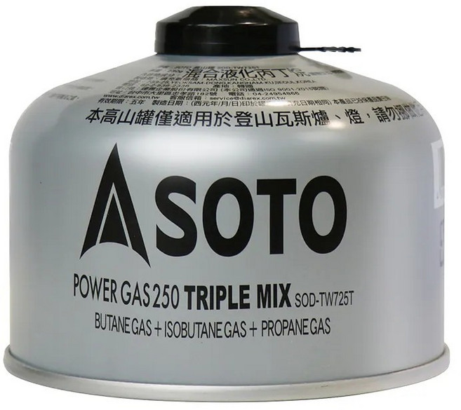 ASOTO 高山瓦斯罐 (230g/450g), 1個, 230g