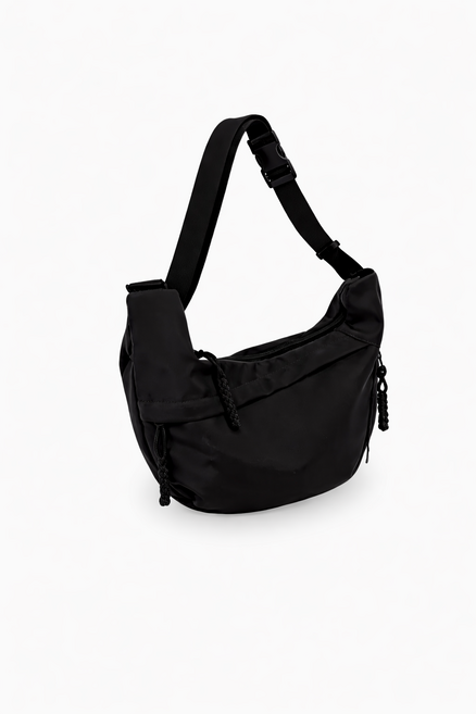 STG 원터치 버클 크로스백 남녀공용 데일리 슬링백 가벼운 크로스백