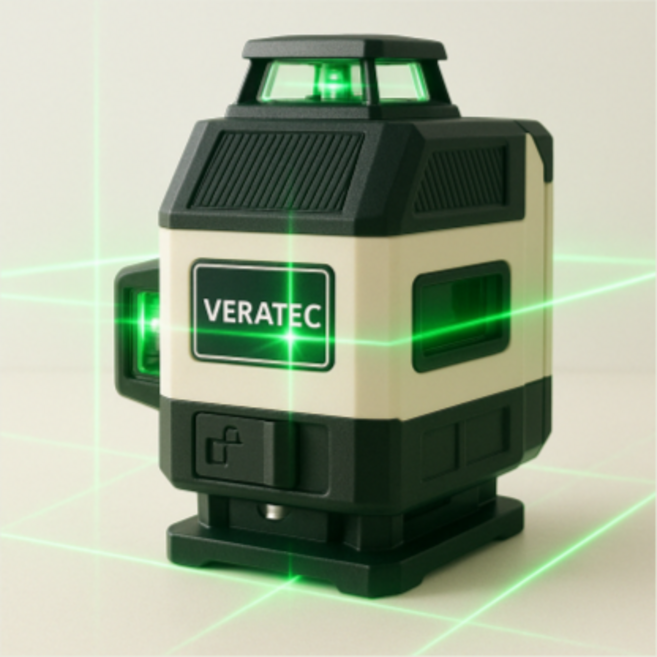 한손에 쏙 미니 레이저레벨기 수평기 고정밀 4D 16라인, 1세트