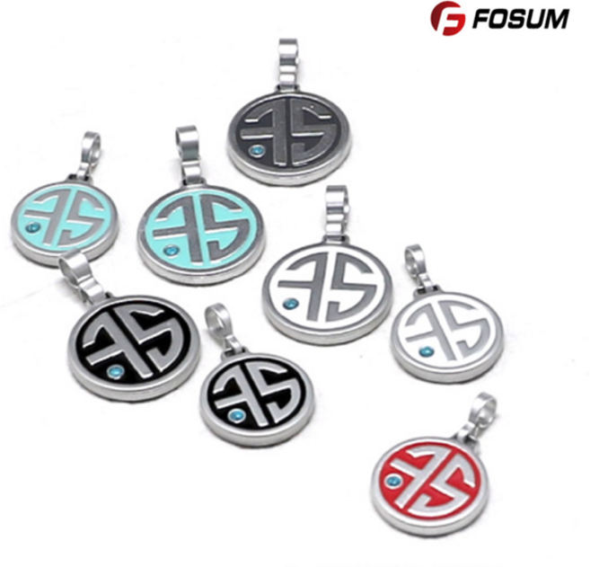 포슘 FS 마그네슘 팬던트/스포츠패션 야구 골프 헬스 건강악세사리용품, 대, 그레이, 1개