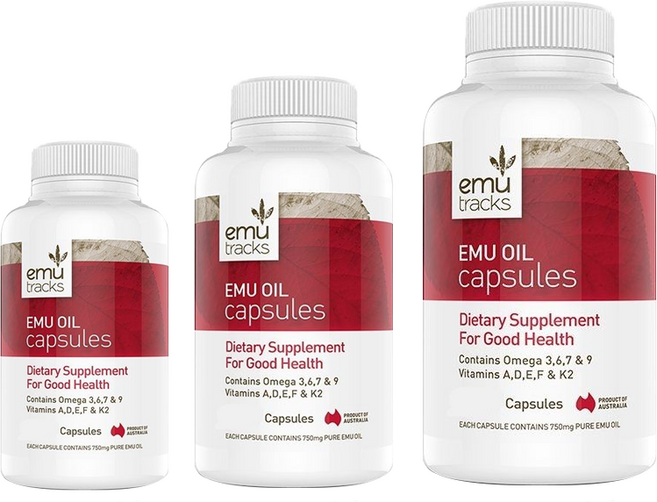 이뮤트랙스 이뮤 오일 캡슐 750mg Emu Tracks Emu Oil, 1개, 250정
