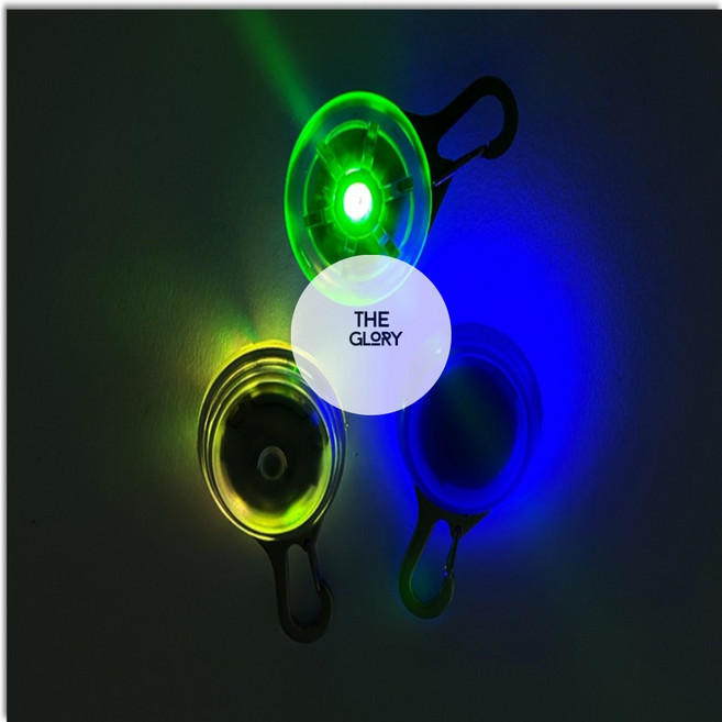 더글로리 LED 펜던트 애견목걸이, 레인보우, 1