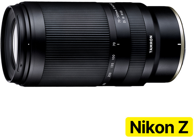 [지금사면 무상보증 3년] 탐론 70-300mm F/4.5-6.3 Di III RXD A047 니콘 Z마운트 렌즈