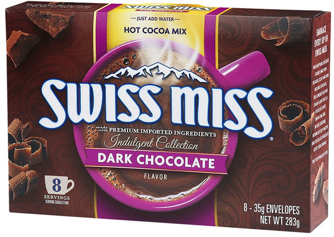 스위스미스 다크 초코 코코아 분말, 35g, 8개입, 1개