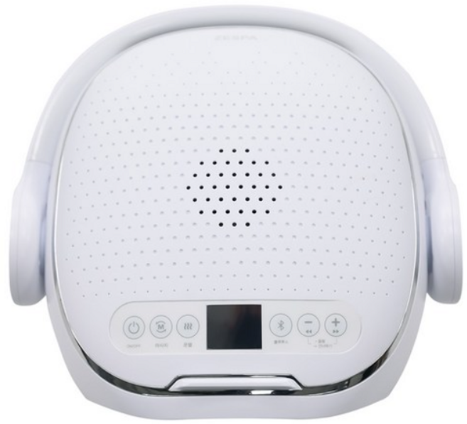 제스파 핸디어스 무선 블루투스 스피커 무드등 손마사지기 ZP5607, ZP5607(화이트), 화이트