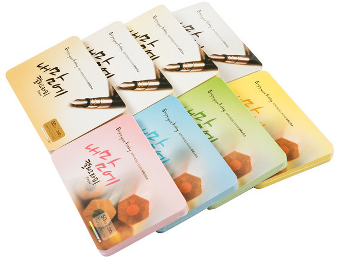 내맘에 캘리그라피 엽서 50A, 크라프트 스므스