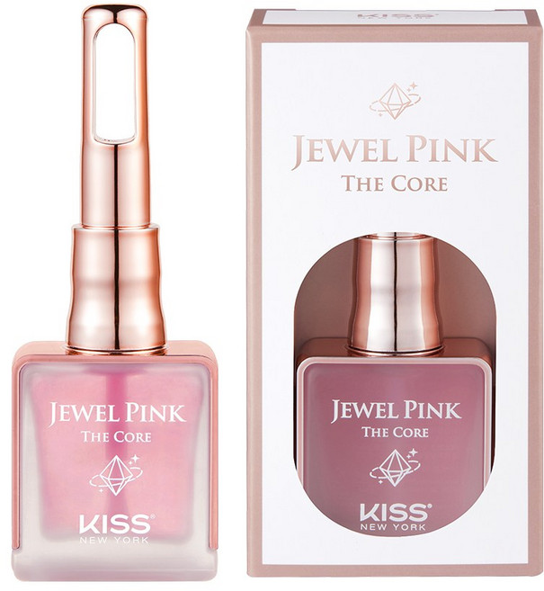 [당일출고] 키스뉴욕 젤프로 쥬얼 네일강화제 하드너, 쥬얼 핑크, 1개, 10ml
