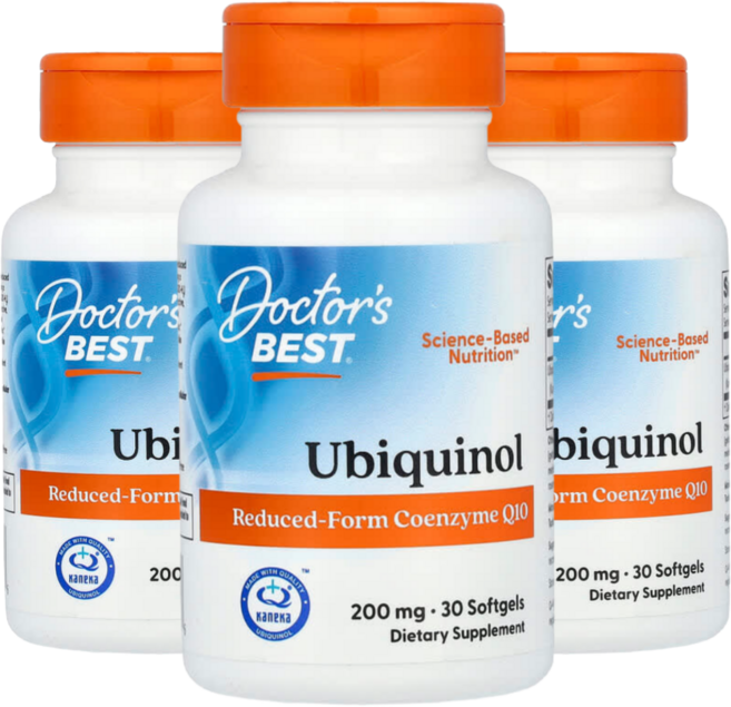 [3개 세트] 닥터스베스트 카네카 함유 유비퀴놀 200mg 소프트젤 30정, 3개