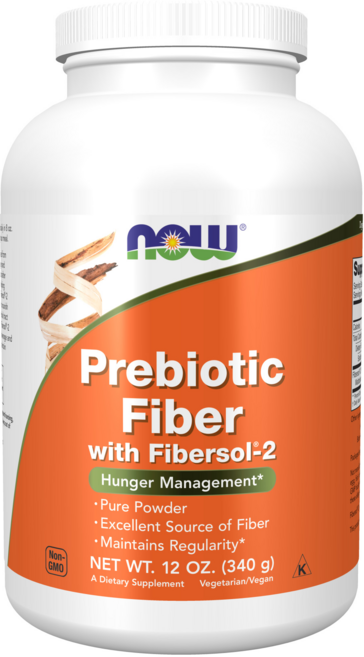 NOW Foods 益生元纖維素食粉, 340g, 1罐