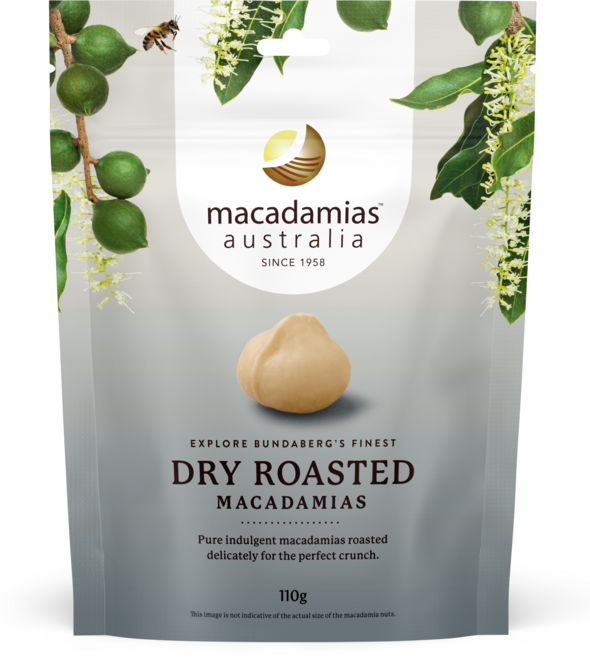 공식 마카다미아스 오스트레일리아 드라이 로스티드 마카다미아 원물 견과류, 1개, 110g