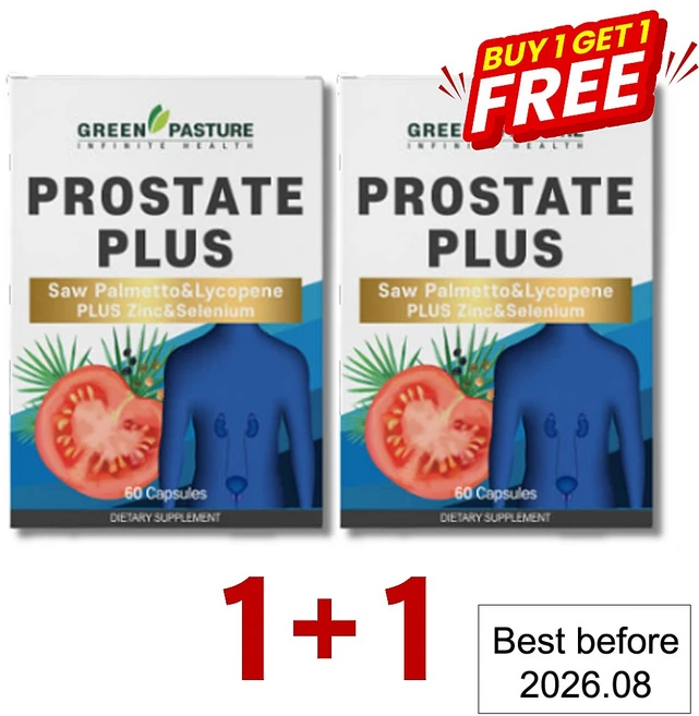 1+1 그린파스처 프로스테이트 플러스 60C 남성건강 전립선 [원산지:뉴질랜드], 2개, 60정 - 쿠팡