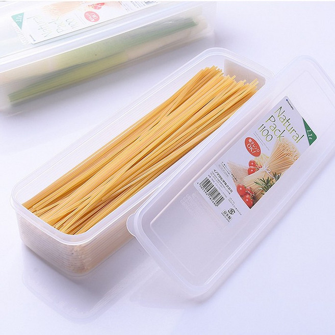 일본 직사각 락밀폐용기 1.1L (파스타통 면통 국수통 파통 보관용기 저장용기 이노마타), 7개