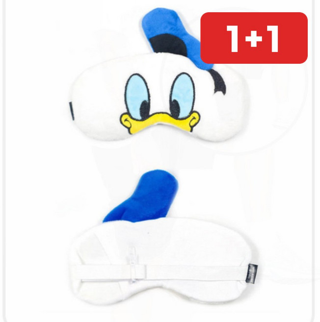 디즈니 여행용 어린이 수면안대 극세사 기내용 암막 눈가리개 1+1