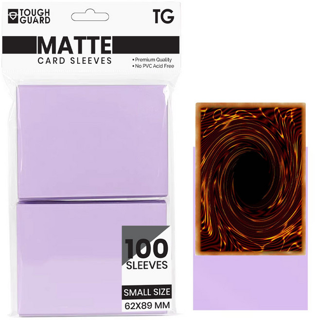 터프가드 TOUGH GUARD 유희왕 뱅가드 카드 TG프로텍터 62x89mm 1중 100매, 라일락, 1개