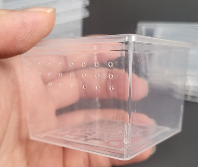 적재형 파충류 미니 사육장 곤충 사마귀 소동물 관찰통 반투명 케이지